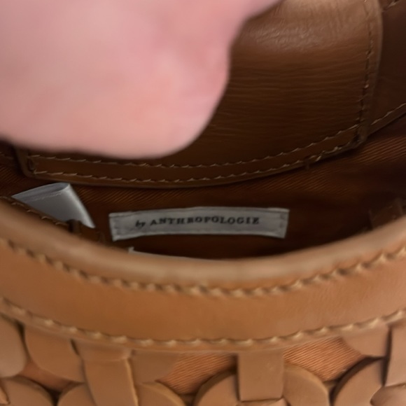 Anthropologie Small Woven Crescent Bag - Picture 3 of 4